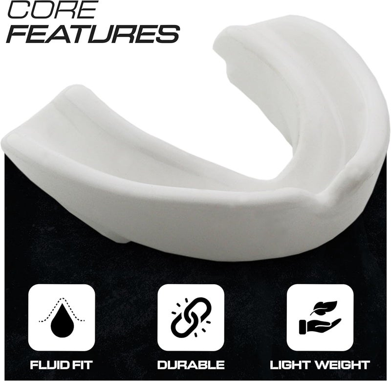 BFS IMPEX Sports Mouth Guard for Kids,Youth,Boys,Girls,Child Teen Mouthguard with Case (BPA Free) for Boxing, Martial Arts,MMA Karate,Lacrosse,Football,Soccer and All Contact Sports (White) - Image 4
